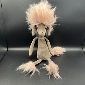 NWT Jellycat Penelope Poodle Plush Stuffed Animal Glitter Collar SWE2PP See pix